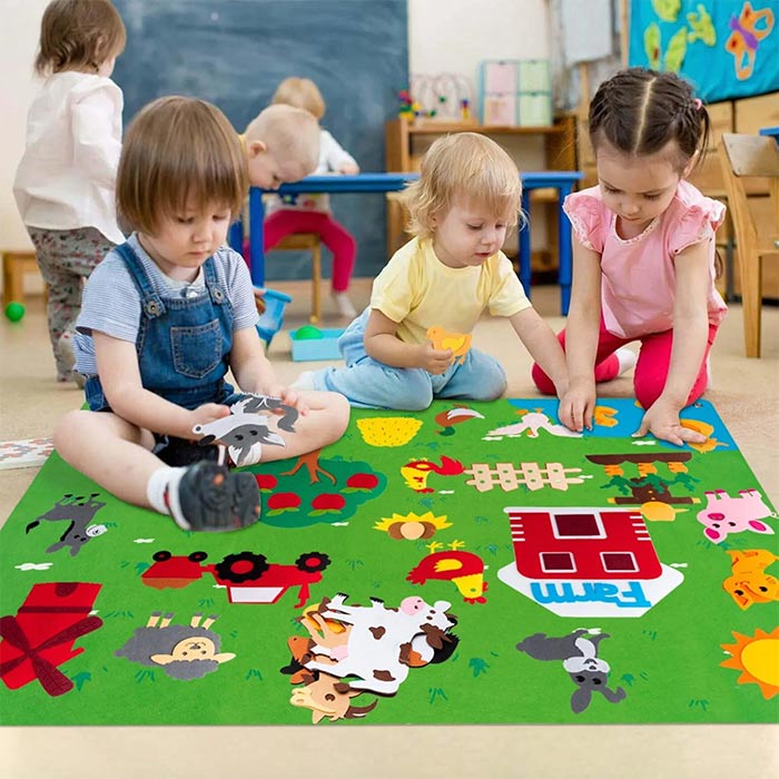 Tablă interactivă moale de joc FeltBoard - Image 6