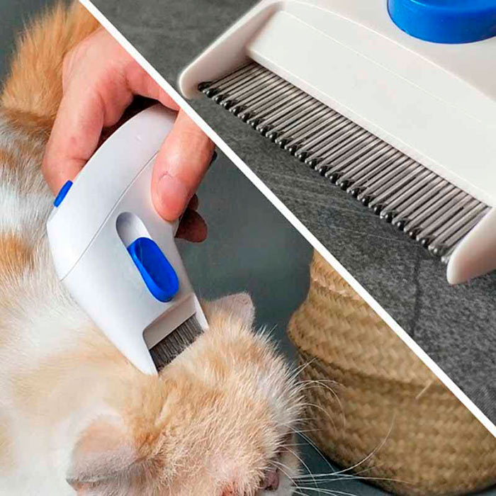 Îndepărtarea puricilor nu a fost niciodată mai ușoară - periați animalul dvs. de companie cu acest pieptene electric și îndepărtați puricii deranjanți!