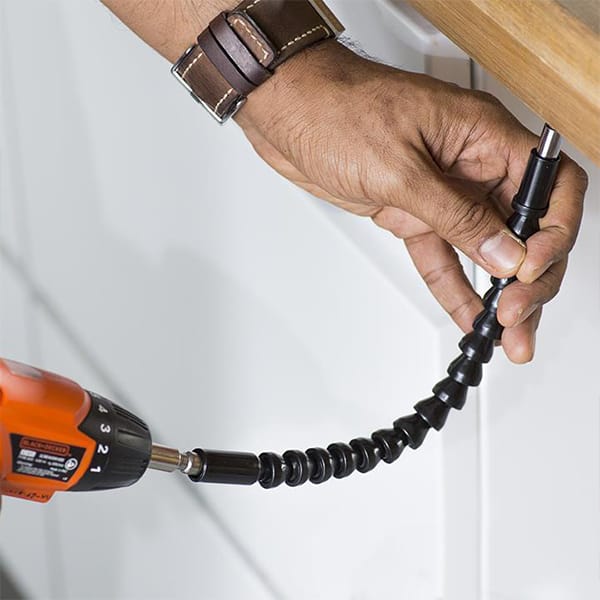 FlexyStar, accesoriu flexibil pentru șurubelnițe electrice și manual + set de 10 biți diferiți - Image 10