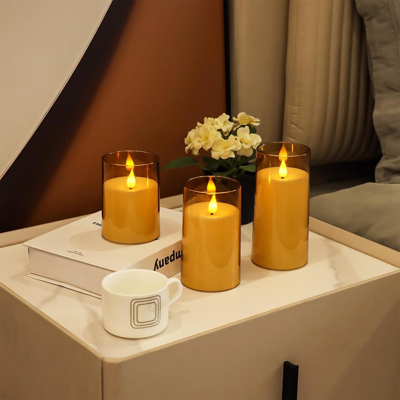 FlickCandles, set de lumânări decorative elegante (3 piese) - Image 2
