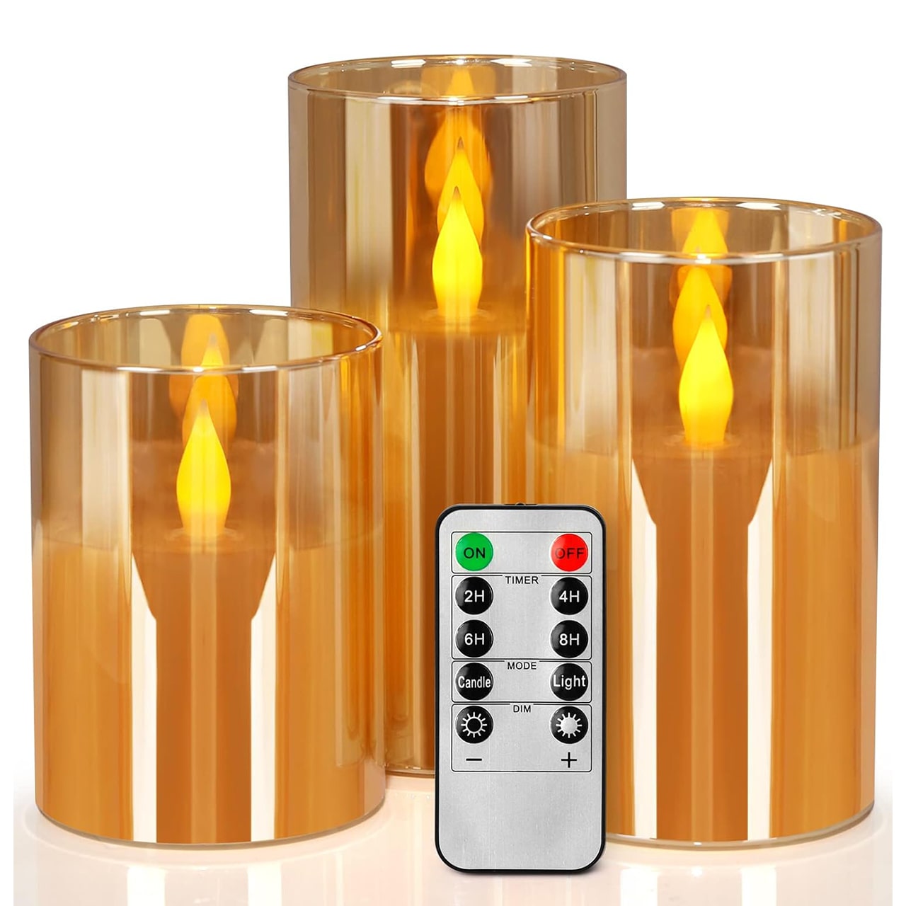 FlickCandles, set de lumânări decorative elegante (3 piese) - Image 9