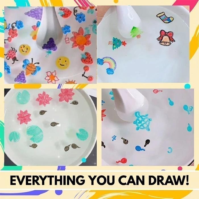 FloatPens, markerele magice cu care desenați imagini drăguțe, care plutesc pe apă - Image 7