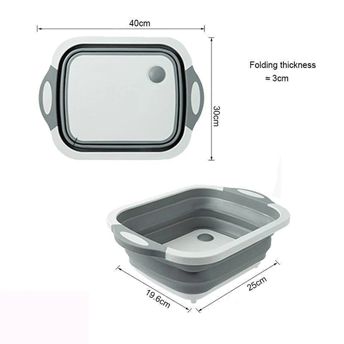 FoldableStrainer – sită pliabilă, recipient și tocător 3 în 1 - Image 9