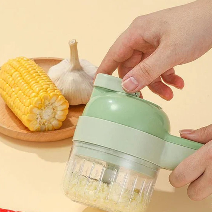 FoodProcessor, set pentru bucătărie din 5 piese pentru tocat, feliat, decojit și curățat - Image 3