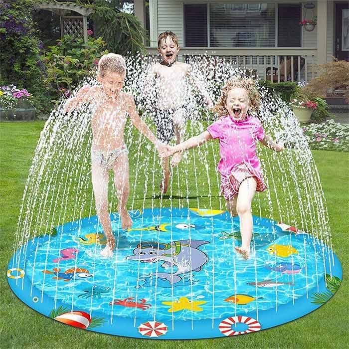 FunPool, piscină gonflabilă cu fântână incorporată pentru copii și animale de companie - Image 2