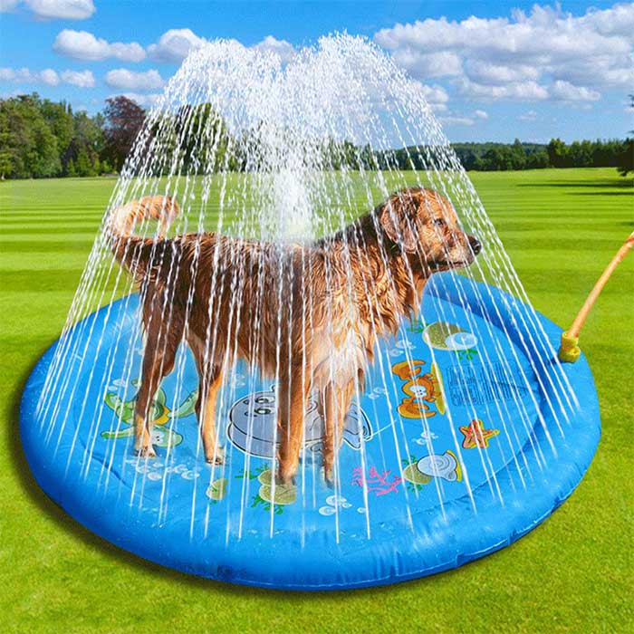 FunPool, piscină gonflabilă cu fântână incorporată pentru copii și animale de companie - Image 3