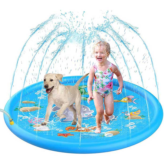 Piscină portabilă cu fântână incorporată