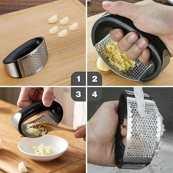GarlicSmasher, presă pentru usturoi sau ghimbir - Image 5