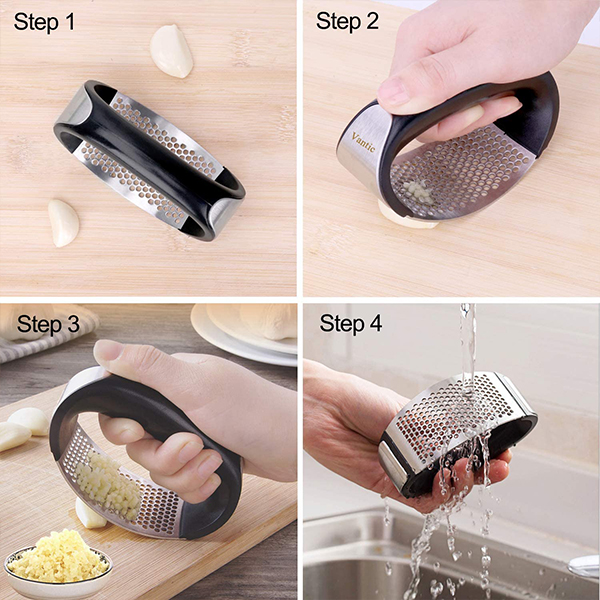 GarlicSmasher, presă pentru usturoi sau ghimbir - Image 6