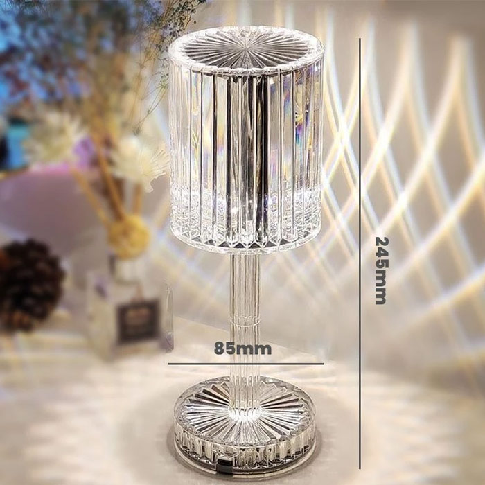Lampa de masă modernă vă permite să alegeți între alb și până la 16 nuanțe diferite de culoare!