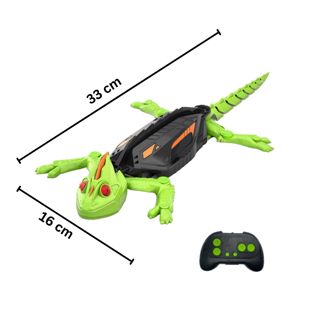 Gecko, o șopârlă controlată de la distanță care se urcă pe podele și pereți - Image 2