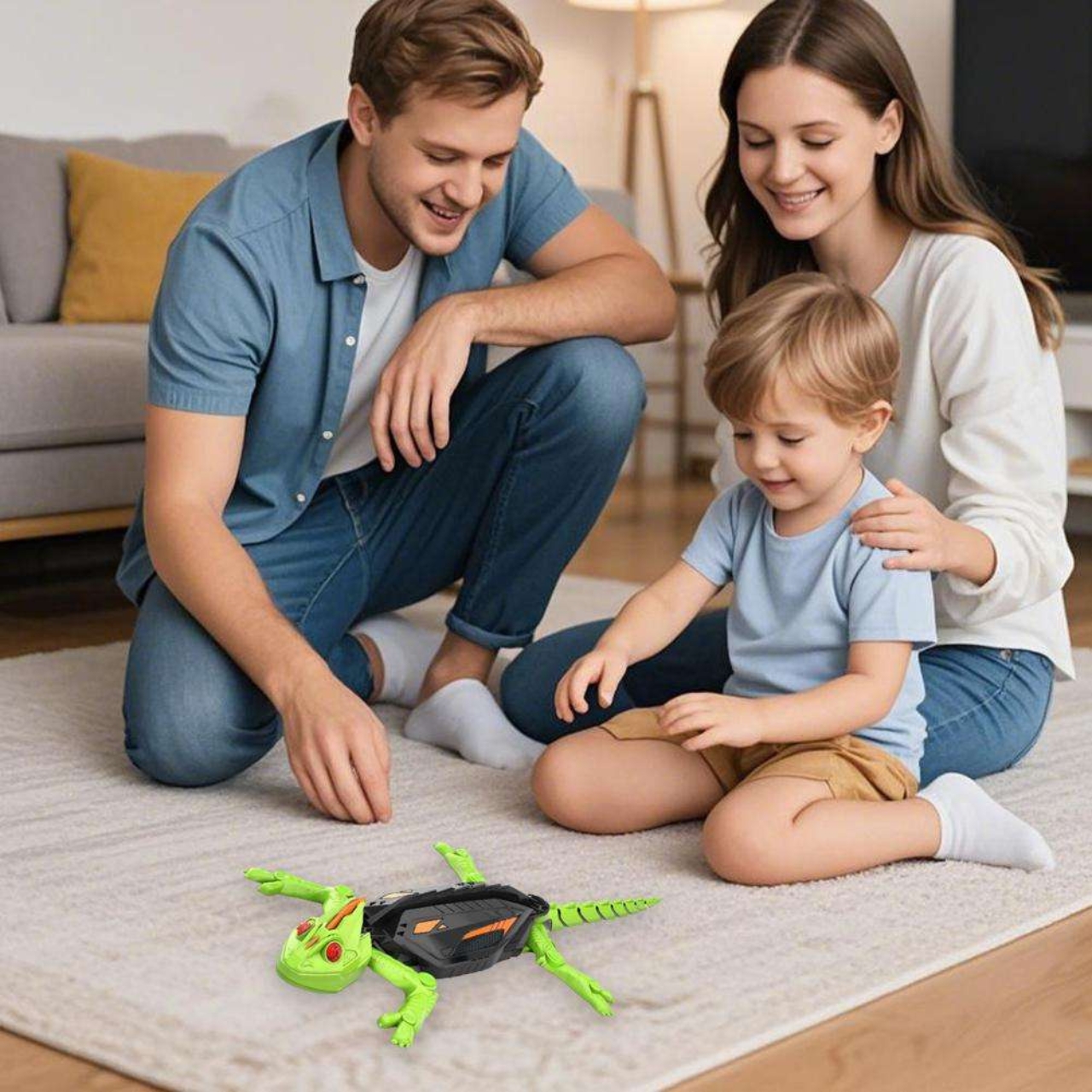 Gecko, o șopârlă controlată de la distanță care se urcă pe podele și pereți - Image 7