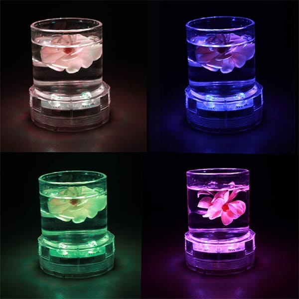 GlowWaterLights, 4 dispozitive cu lumini LED rezistente la apă, cu telecomandă - Image 7
