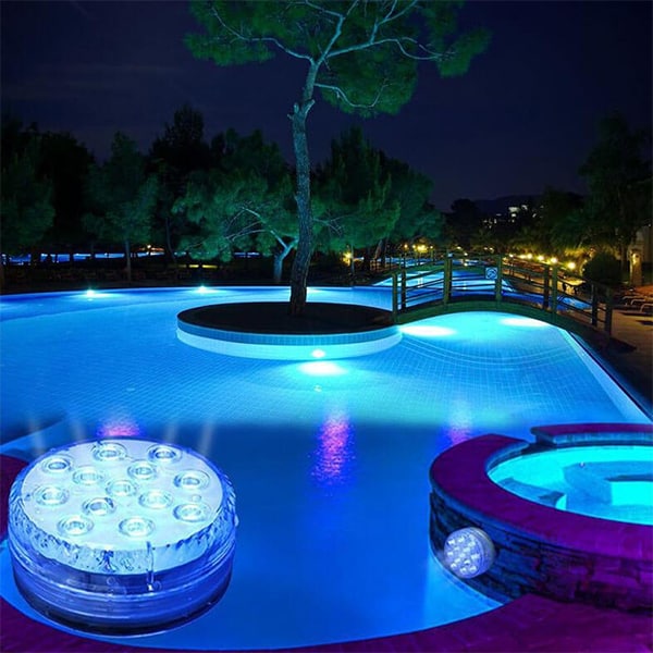 GlowWaterLights, 4 dispozitive cu lumini LED rezistente la apă, cu telecomandă - Image 9