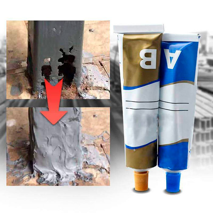 Realizați un amestec 1:1 din tubul A și tubul B și creați un adeziv perfect  pentru lipirea pe termen lung a diferitelor materiale și suprafețe!