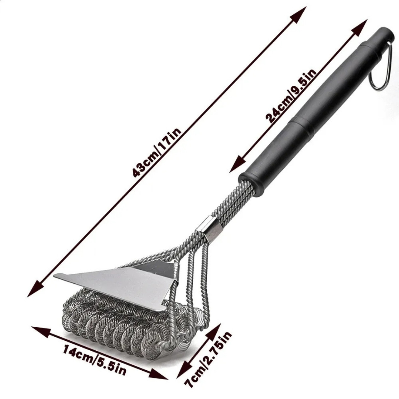 GrillBundle, set de covorașe pentru grătar (5 piese) și perie de curățare pentru grătar - Image 5