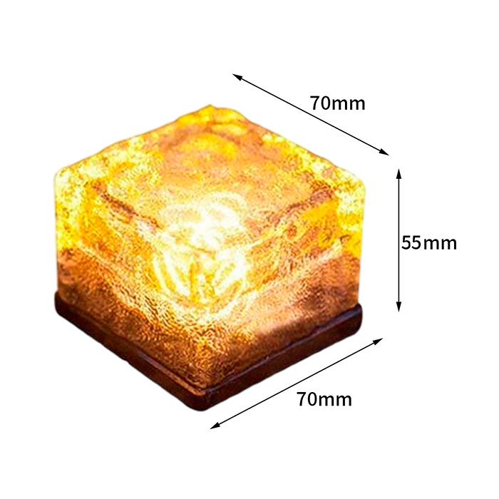 IceCubeLights, lumini solare de grădină în formă de cub (set de 2 bucăți) - Image 2