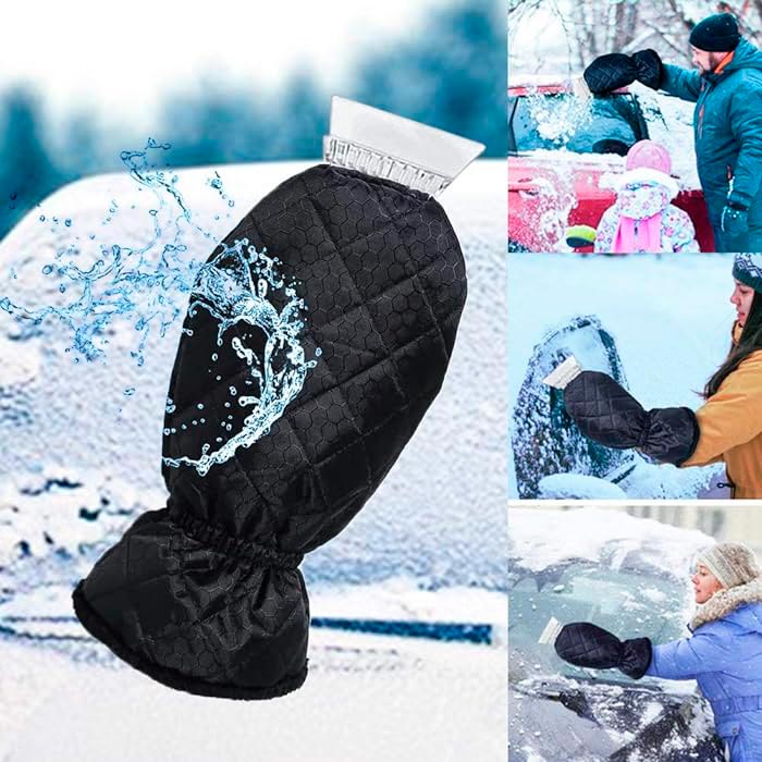 IceScraper, racletă de gheață cu mănușă izolată și călduroasă - Image 7