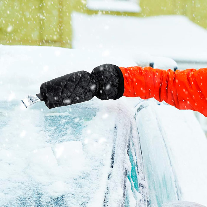IceScraper, racletă de gheață cu mănușă izolată și călduroasă - Image 8