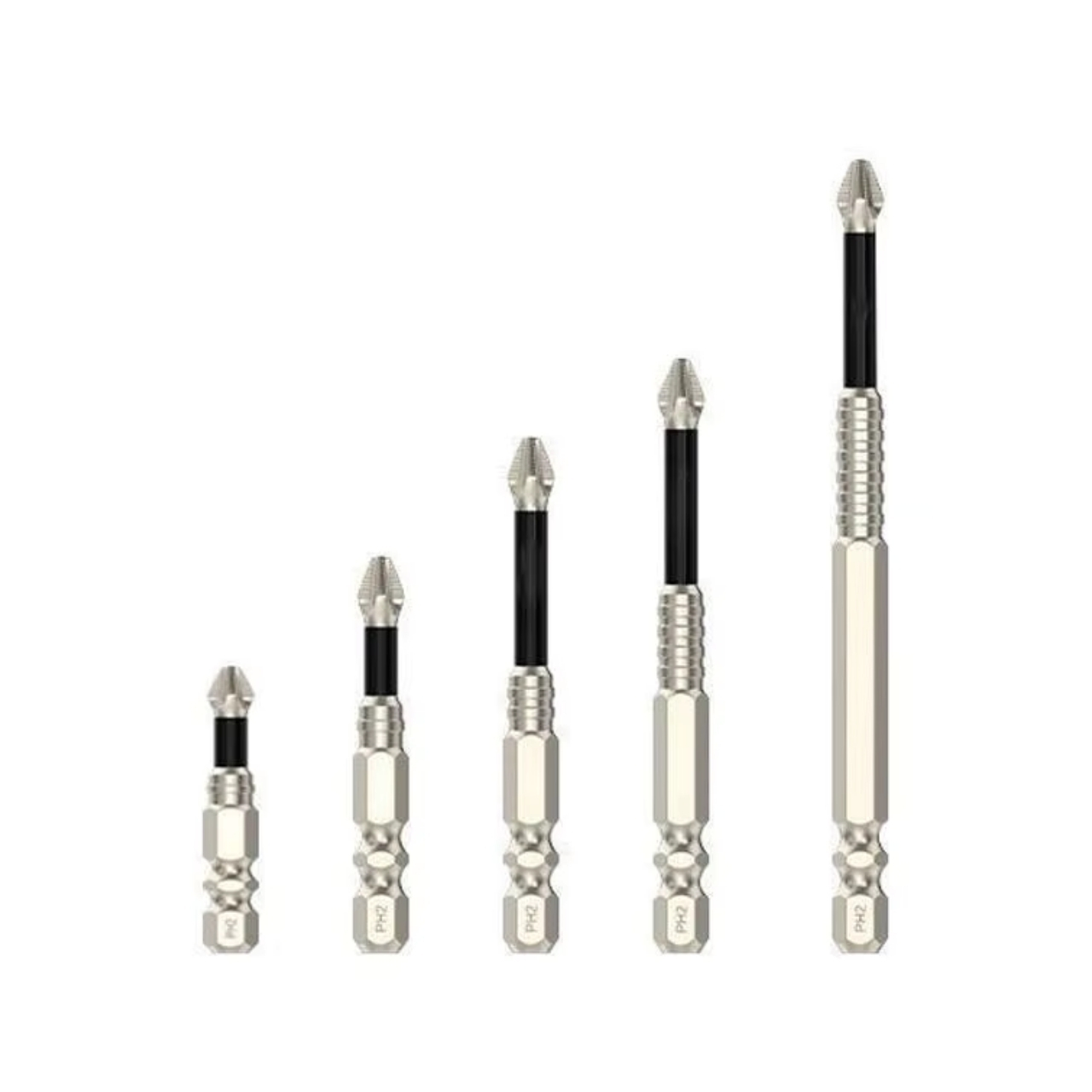 ImpactBits, set de 5 biți magnetici pentru șurubelniță - Image 2
