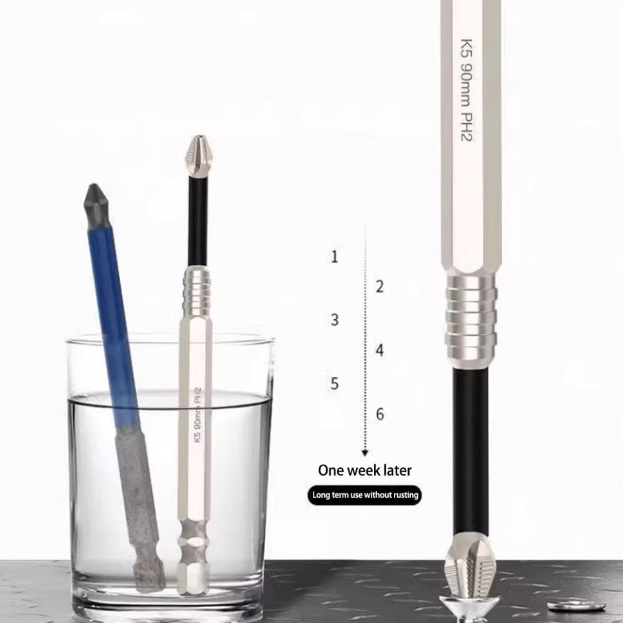 ImpactBits, set de 5 biți magnetici pentru șurubelniță - Image 7