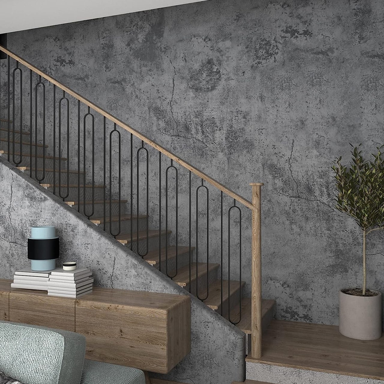 IndustrialWall, tapet autoadeziv cu aspect de beton - Image 7