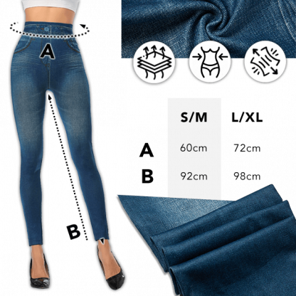 Pantaloni din denim modelați - Image 3