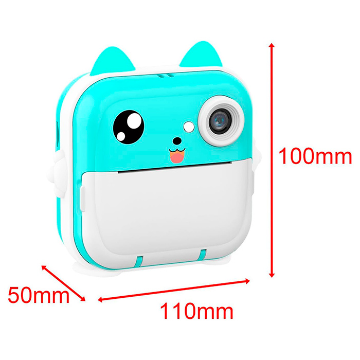 JumboPrintBundle – cameră foto cu imprimare + 7 role de hârtie și card Micro SD - Image 2