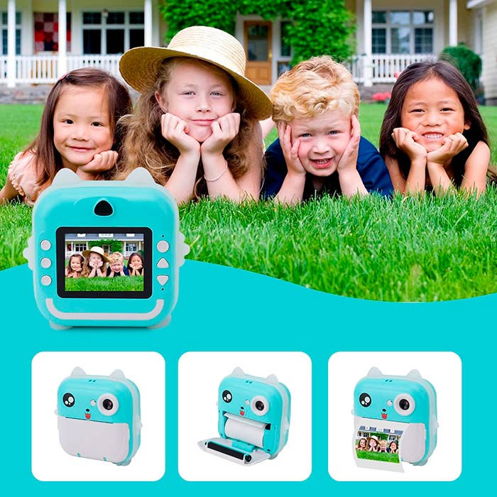 JumboPrintBundle – cameră foto cu imprimare + 7 role de hârtie și card Micro SD - Image 6