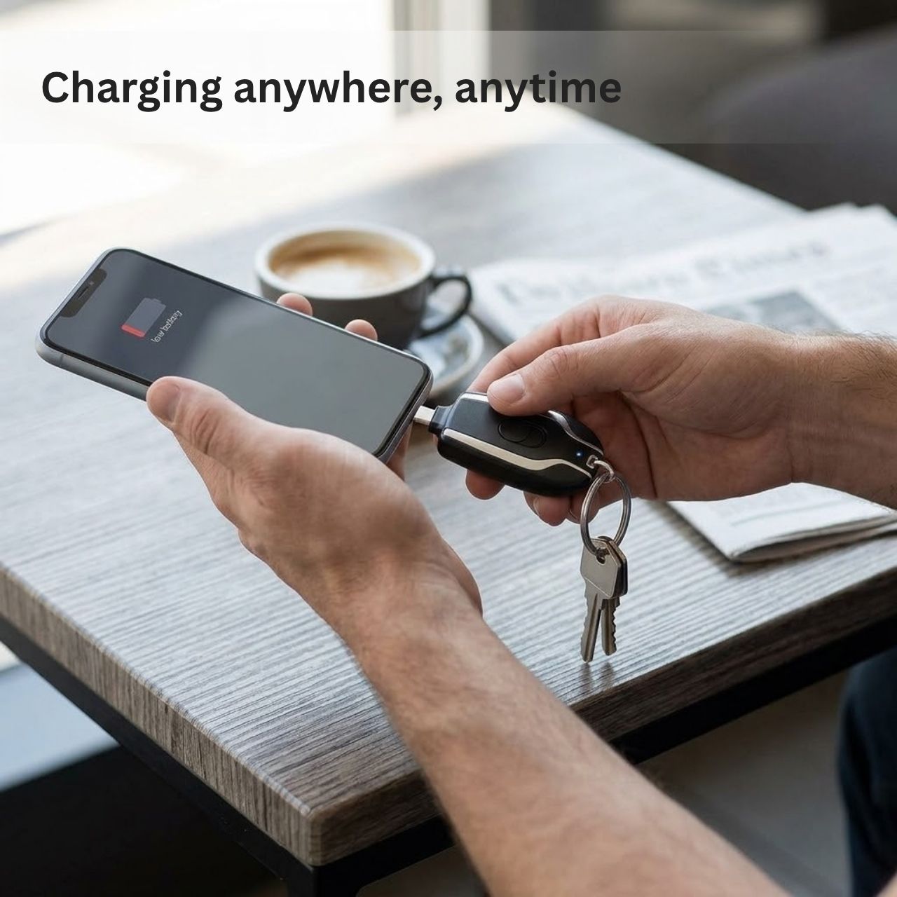 Încărcător portabil mini pentru telefon, KeyCharger - Image 4