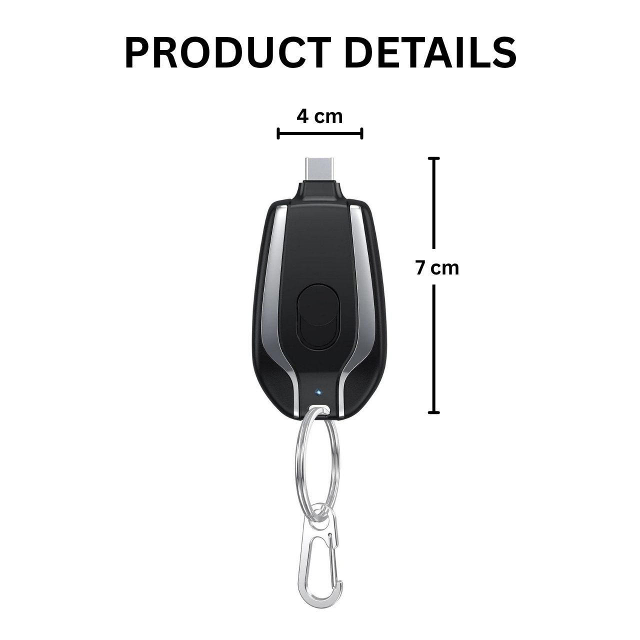Încărcător portabil mini pentru telefon, KeyCharger - Image 5