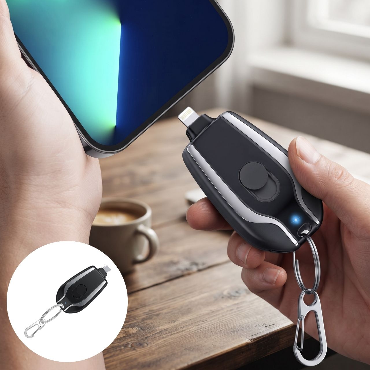 Încărcător portabil mini pentru telefon, KeyCharger - Image 7