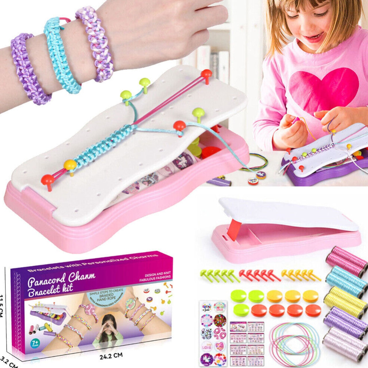 KnitFun, set de tricotat pentru brățări - Image 3