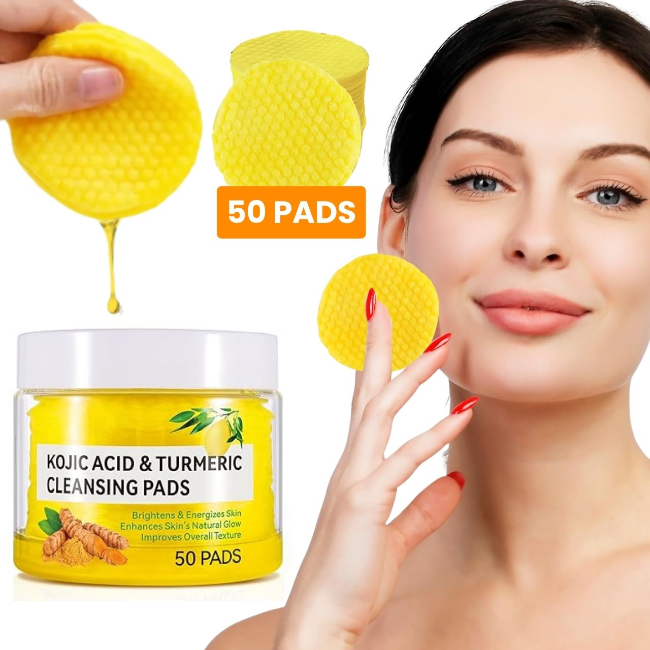 KojicPads, dischete demachiante pentru față - Image 2