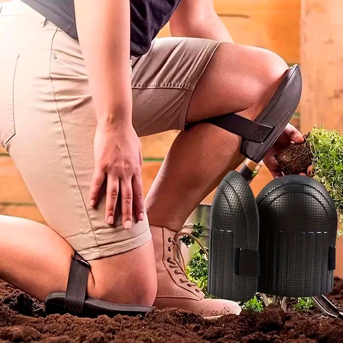 Genunchierele sunt potrivite pentru o varietate de activități cum ar fi lucrările de construcție, grădinăritul, curățenia, etc.