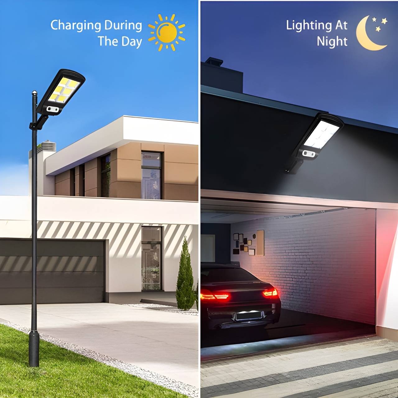 LedSens, lampă solară de perete cu senzor de mișcare - Image 5