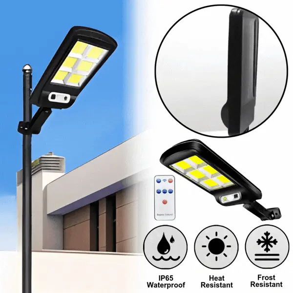 LedSens, lampă solară de perete cu senzor de mișcare - Image 6