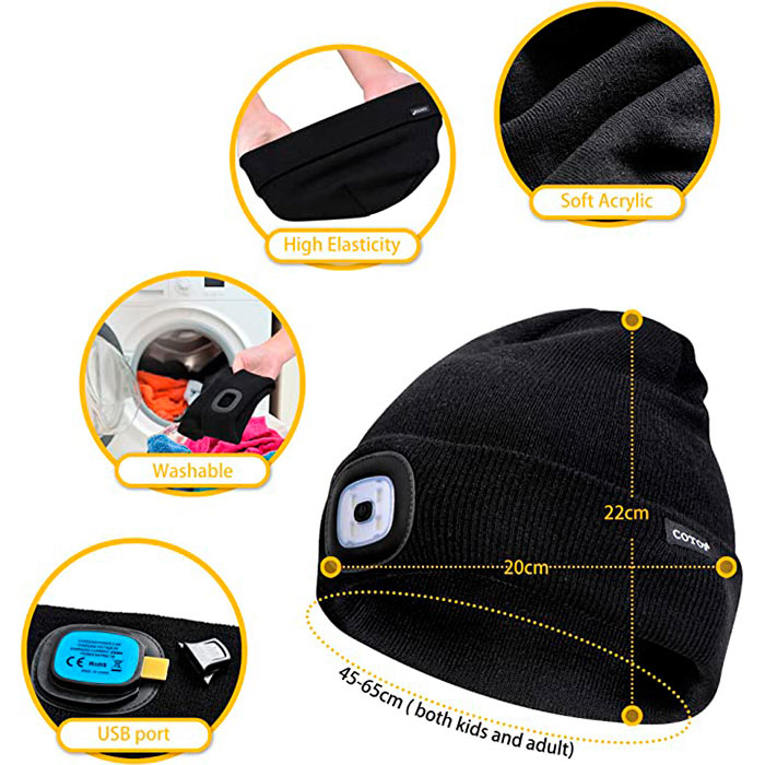 LightBeanie, fes cu lumină - Image 2