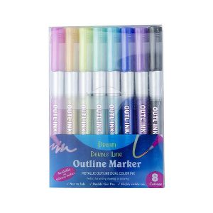 MagicMarkers, set de 8 markere care creează un contur magic - Image 4