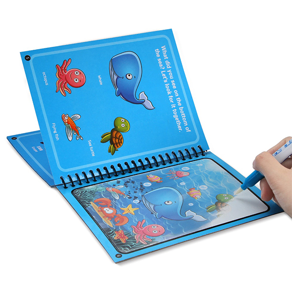 MagicWaterBook – 3 cărți de colorat cu stilou cu apă - Image 2