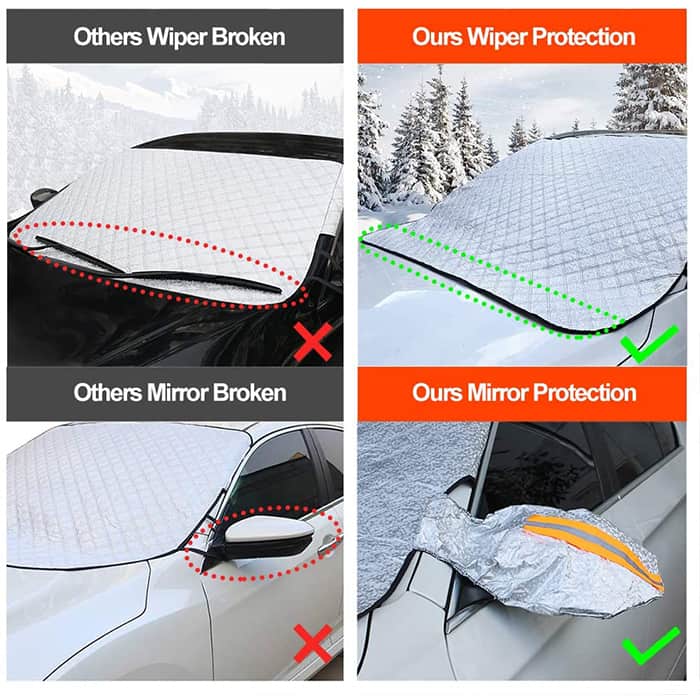 MagneticCarCover, husă de protecție cu magneți pentru parbriz - Image 7