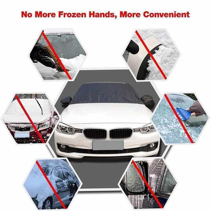MagneticCarCover, husă de protecție cu magneți pentru parbriz - Image 10