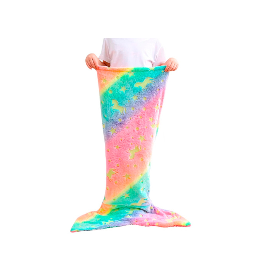 MermaidBlanket, pătură pentru copii în formă de coadă de sirenă - Image 4