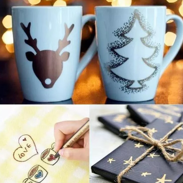 MetallicColorPen, set de 10 markere pentru desen - Image 9