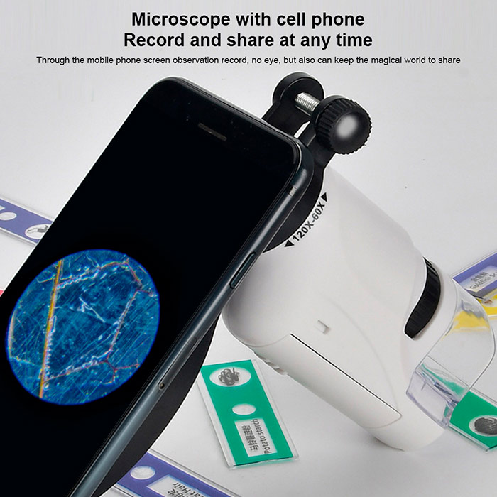 MicroscopeKit, microscop portabil pentru copii - Image 3