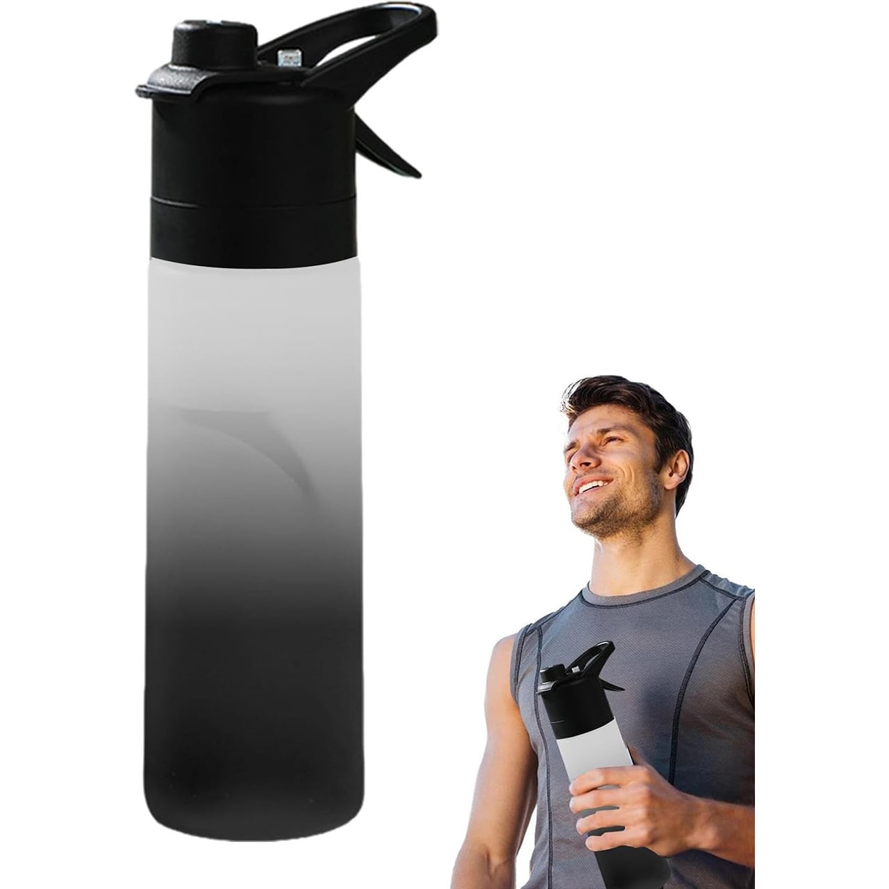 MistBottle, sticlă de apă 2-în-1 cu pulverizator - Image 7