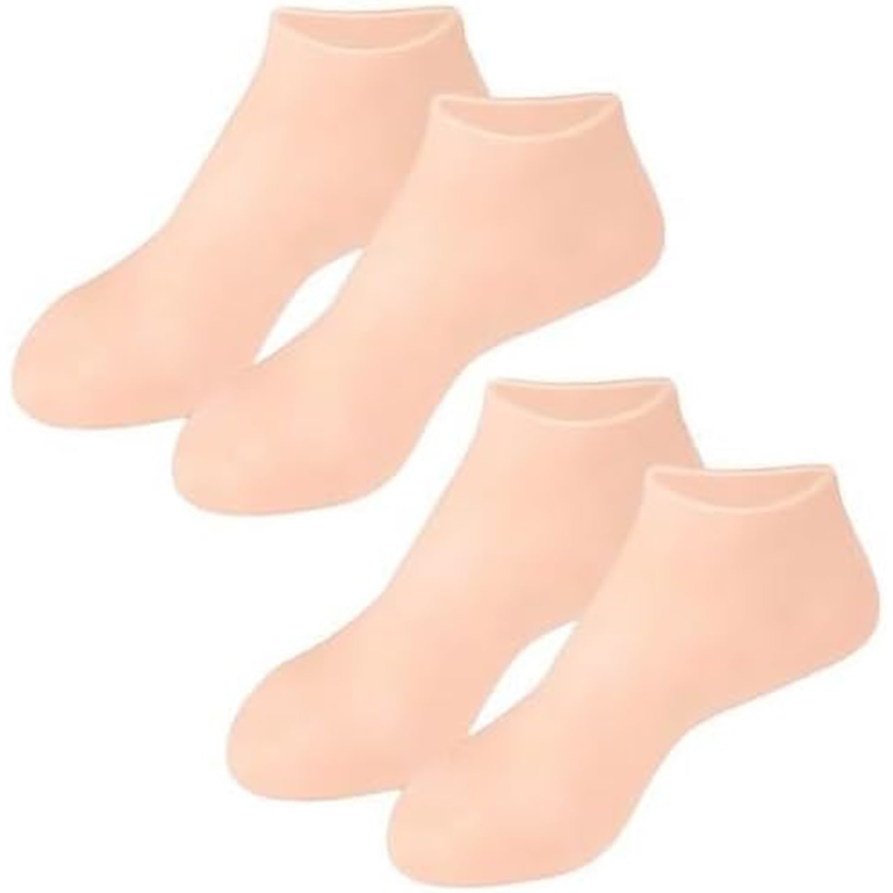 MoistMask, șosete de îngrijire a picioarelor din silicon hidratante - Image 5
