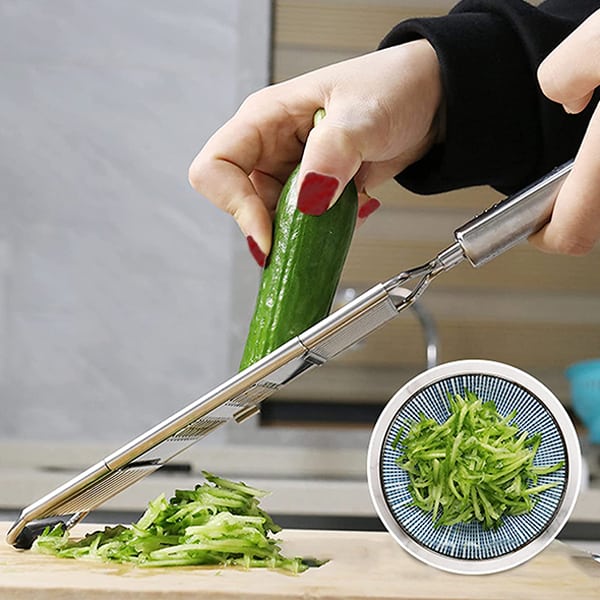 MultiSlicer, răzătoare multifuncțională cu suport ergonomic antiderapant și 3 lame diferite - Image 10