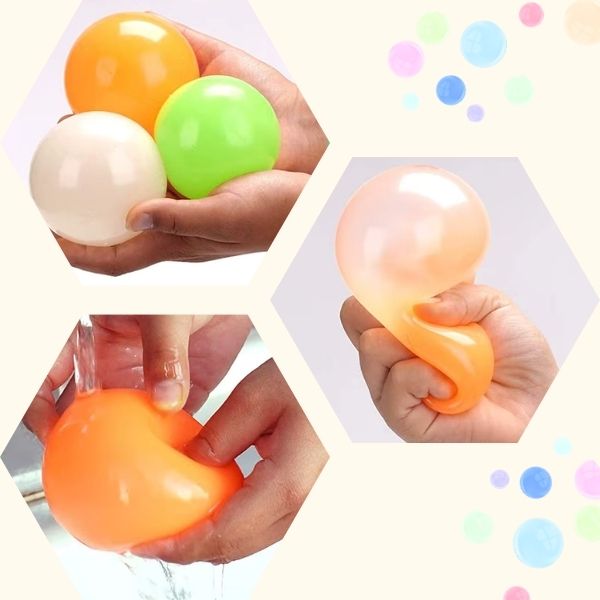 NEONBALLS, Bile antistres strălucitoare GlowBuddies - Image 5
