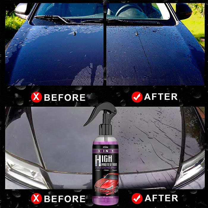 Spray-ul de protecție pentru mașină oferă protecție de lungă durată